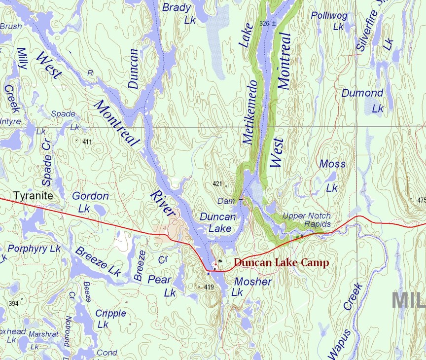Duncan Lake Detail M9